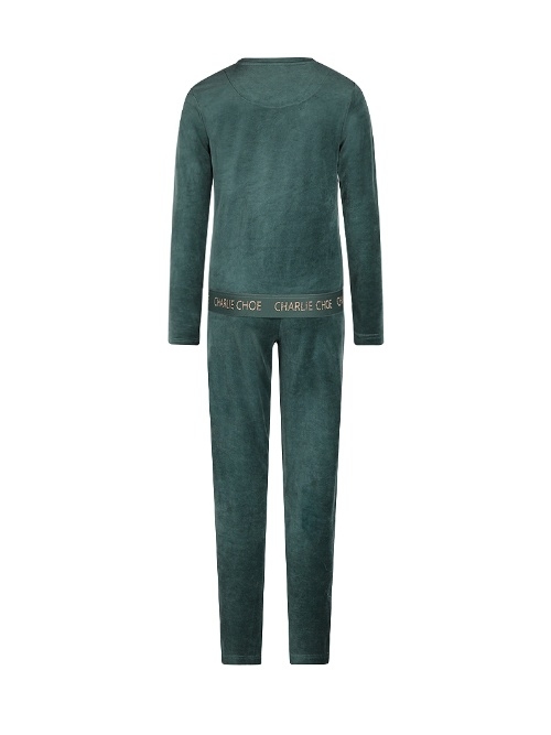 Charlie Choe Cozy Days groen pyjama