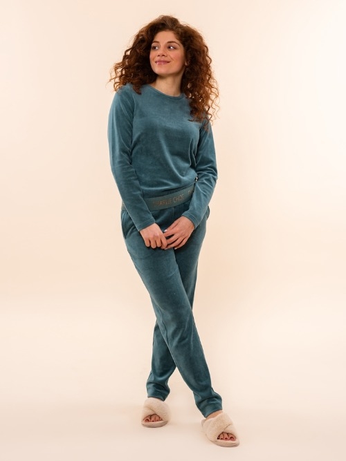Charlie Choe Cozy Days groen pyjama
