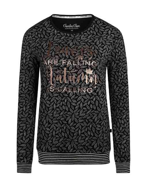 Charlie Choe Fall in Love zwart slaapshirt