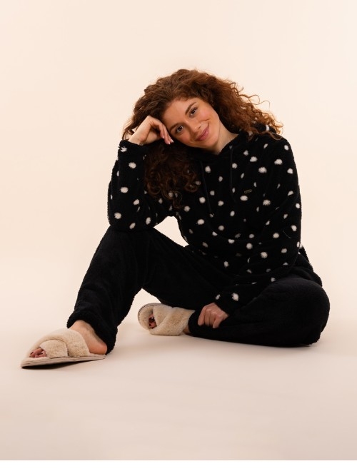Charlie Choe Fall in Love zwart pyjama