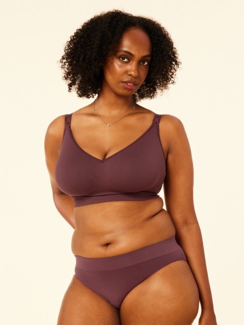 Sugar Candy Basic plum wireless bh