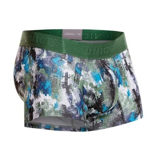 Mundo Unico Paneria groen/print sport trunk