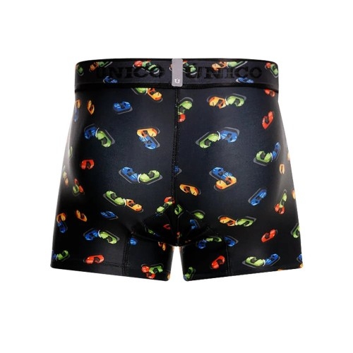 Mundo Unico Chocones zwart/print sport trunk