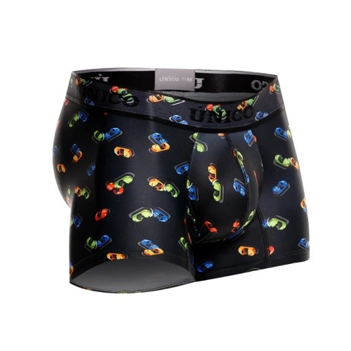 Mundo Unico Chocones zwart/print sport trunk