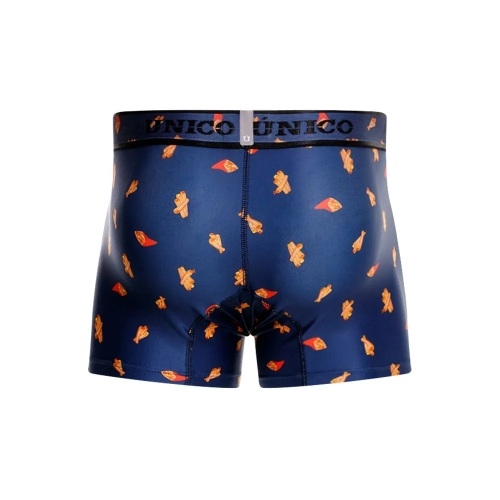 Mundo Unico Churro marine blauw/print sport boxer