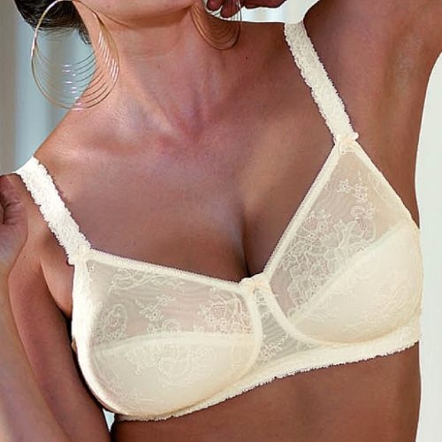 Rosa Faia Lace Rose champagne wireless bh