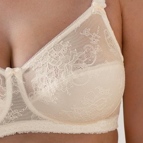 Rosa Faia Lace Rose champagne wireless bh