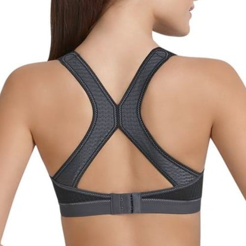 Anita Active DynamiX Star zwart/grijs sport bh