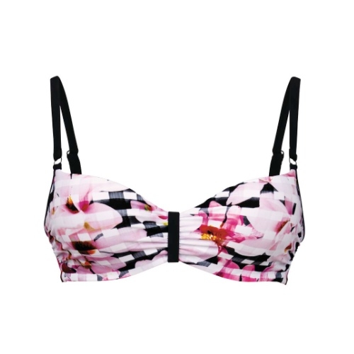 Anita Badmode Mavi zwart/wit soft-cup bikinitop