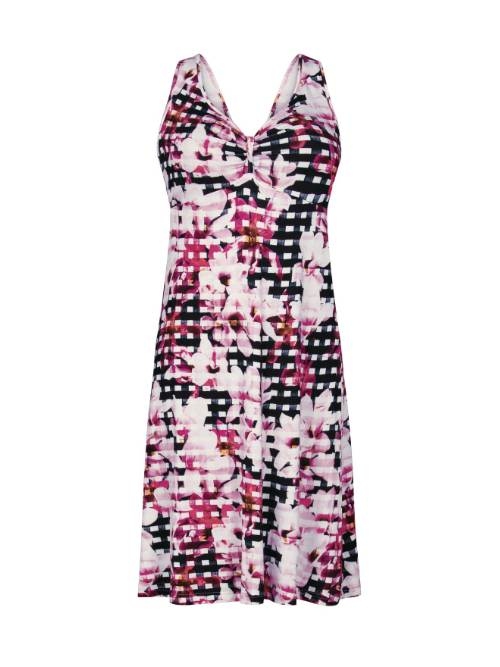 Anita Badmode Mala zwart/wit strandjurk