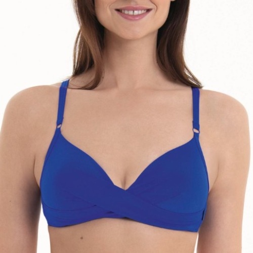 Rosa Faia Badmode Maja blauw voorgevormde bikinitop