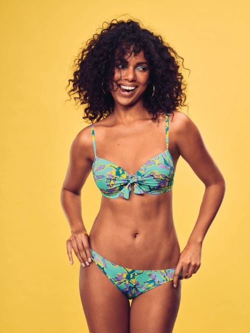 Rosa Faia Badmode Eleonore groen voorgevormde bikinitop