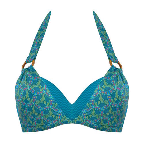 Marlies Dekkers Badmode sample Oceana blauw/groen push up bh