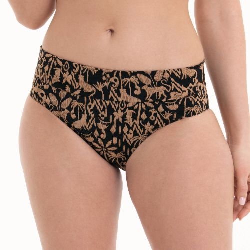 Rosa Faia Badmode Lorena zwart/bruin bikini broekje