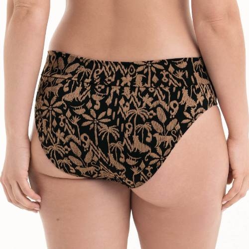 Rosa Faia Badmode Lorena zwart/bruin bikini broekje