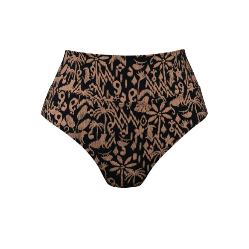 Rosa Faia Badmode Lorena zwart/bruin bikini broekje