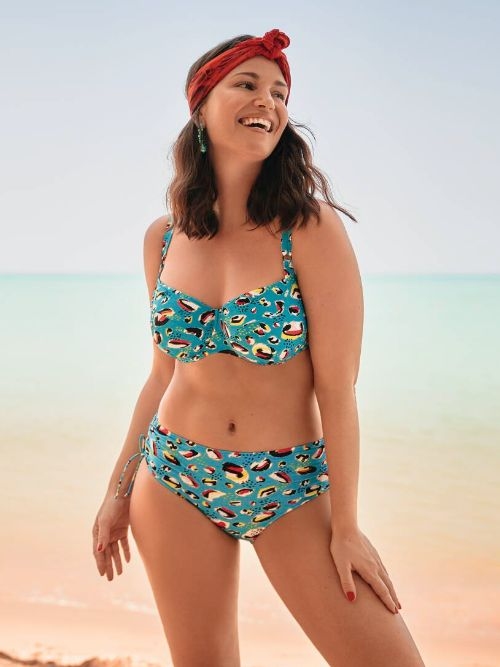Rosa Faia Badmode Federica turquoise voorgevormde bikinitop
