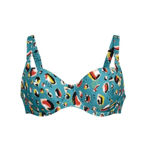 Rosa Faia Badmode Federica turquoise voorgevormde bikinitop