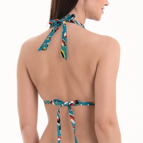 Rosa Faia Badmode Mina turquoise voorgevormde bikinitop