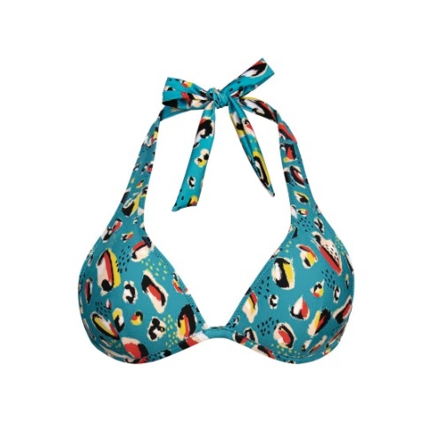 Rosa Faia Badmode Mina turquoise voorgevormde bikinitop