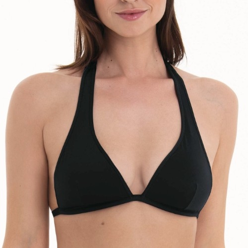 Rosa Faia Badmode Mina zwart/roze voorgevormde bikinitop