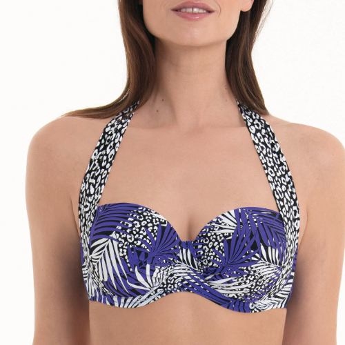 Rosa Faia Badmode Catalina zwart/wit voorgevormde bikinitop