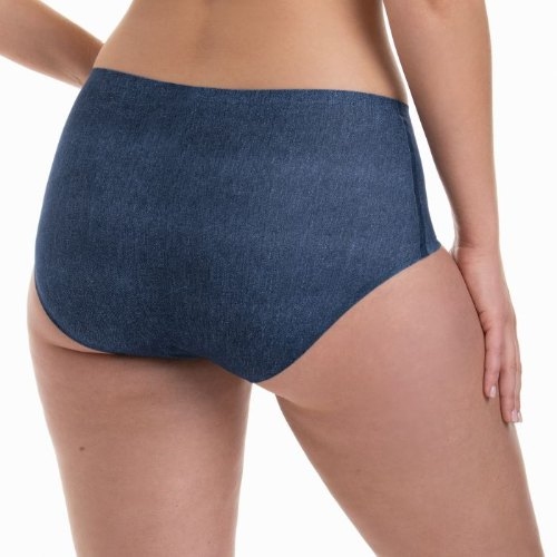 Anita Essential jeans blauw high brief