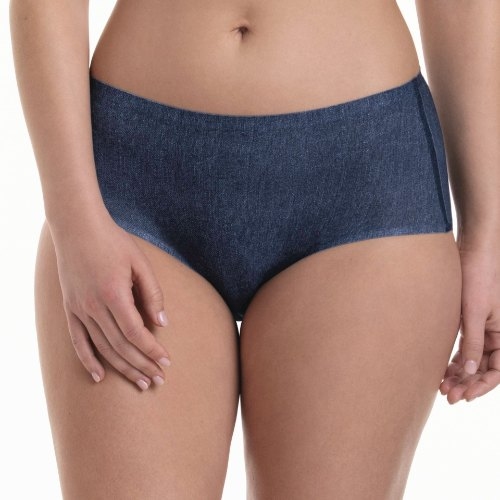 Anita Essential jeans blauw high brief