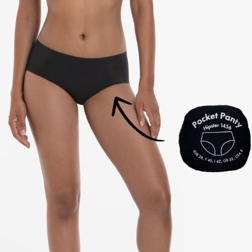 Anita Pocket Panty zwart short