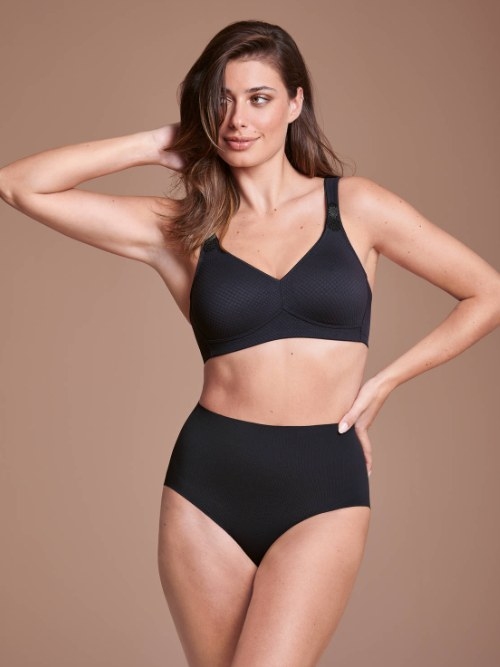 Anita Pocket Panty zwart high brief