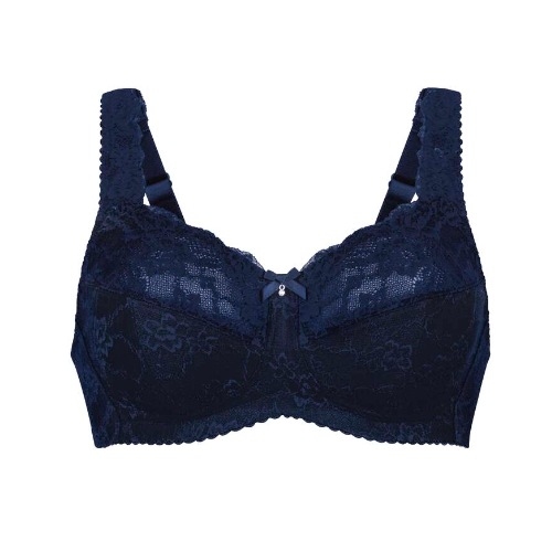 Rosa Faia Bobette marine blauw wireless bh