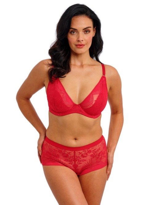 Wacoal Lingerie Sensu Lace rood niet voorgevormde bh