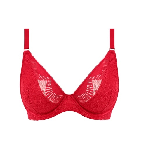 Wacoal Lingerie Sensu Lace rood niet voorgevormde bh