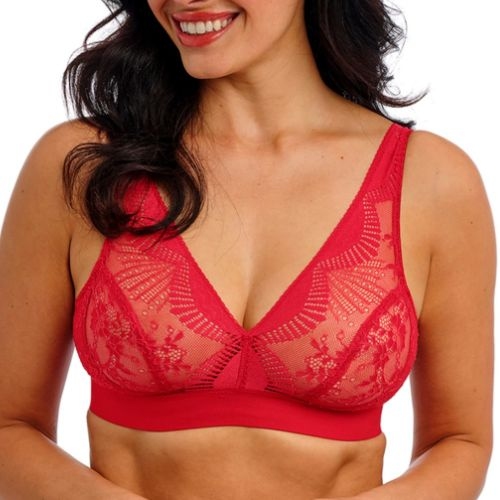 Wacoal Lingerie Sensu Lace rood wireless bh