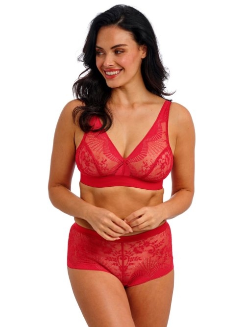 Wacoal Lingerie Sensu Lace rood wireless bh