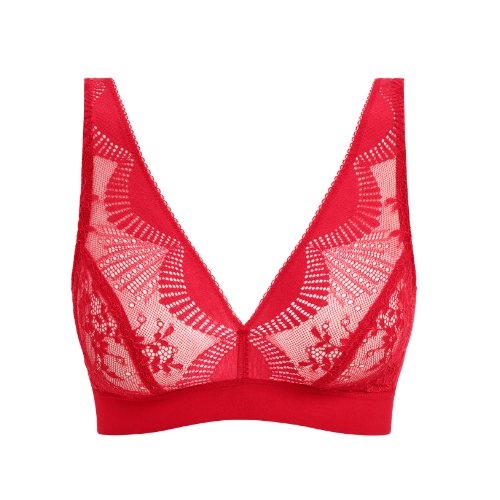 Wacoal Lingerie Sensu Lace rood wireless bh