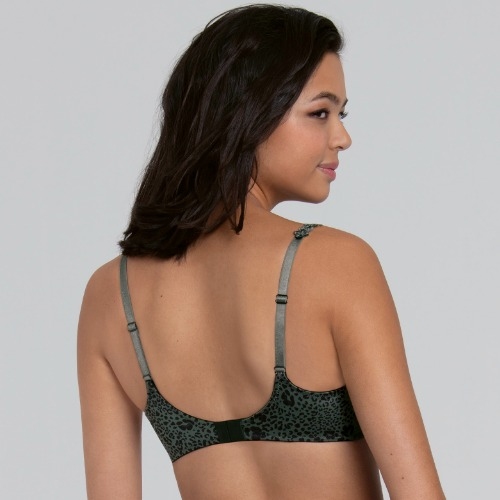 Rosa Faia Joy groen/print niet voorgevormde bh