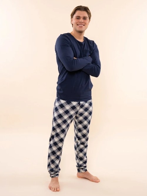 Charlie Choe Winner every day marine blauw/wit pyjama