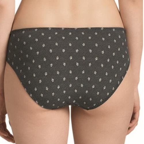Anita Versailles zwart/print slip