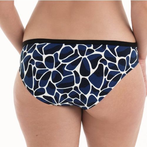 Anita Badmode Mia zwart/blauw bikini broekje