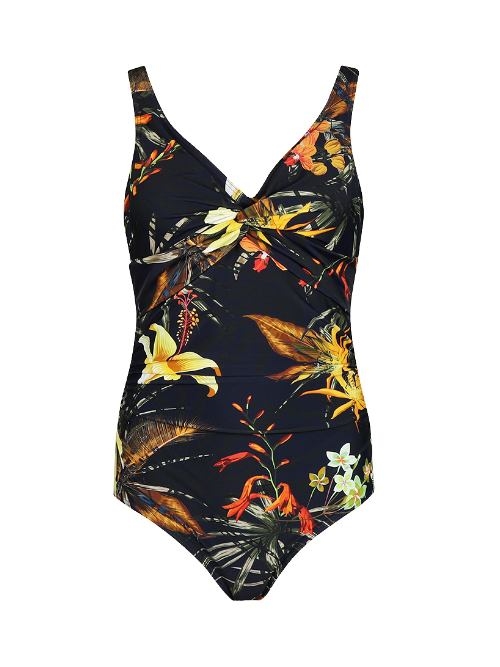 Mila Ocean marine blauw/print badpak