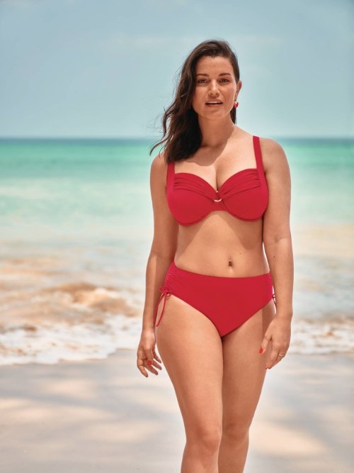 Rosa Faia Badmode Hermine rood soft-cup bikinitop