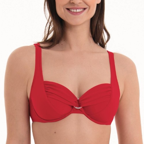 Rosa Faia Badmode Hermine rood soft-cup bikinitop