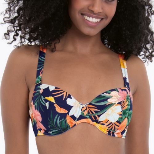 Rosa Faia Badmode Luna marine blauw voorgevormde bikinitop