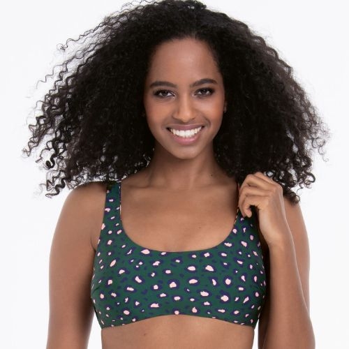 Rosa Faia Badmode Wika groen soft-cup bikinitop