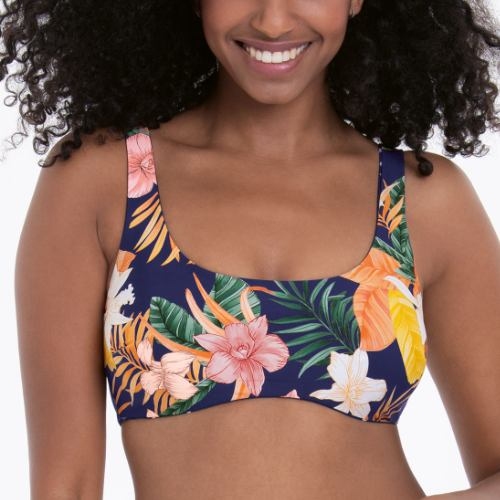 Rosa Faia Badmode Wika groen soft-cup bikinitop