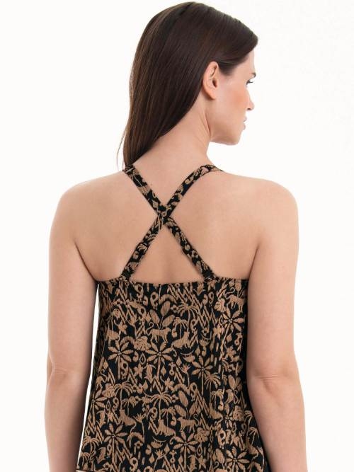Rosa Faia Badmode Mabel bruin tankini top