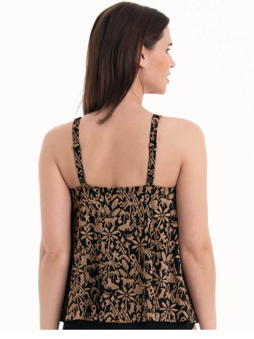 Rosa Faia Badmode Mabel bruin tankini top