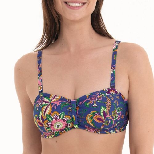 Rosa Faia Badmode Ella blauw voorgevormde bikinitop