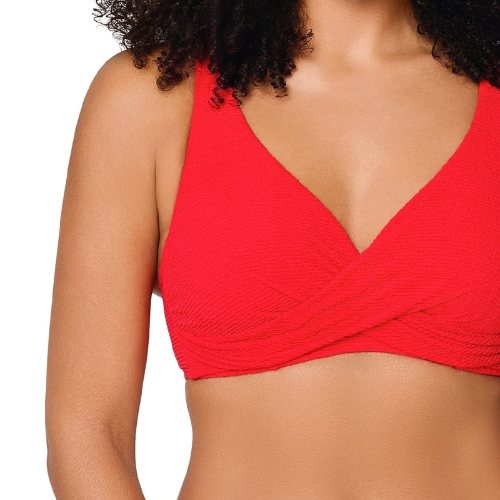 LingaDore Beach Stand Out rood soft-cup bikinitop